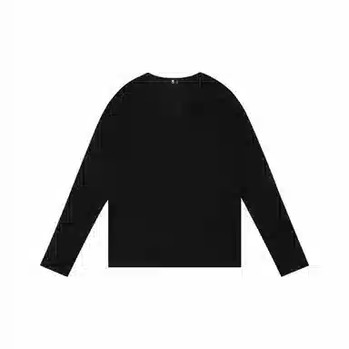 ONE UP V-Neck Waffle Long Sleeve Tee