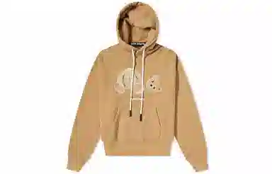 Palm Angels Bear Hoodie Khaki