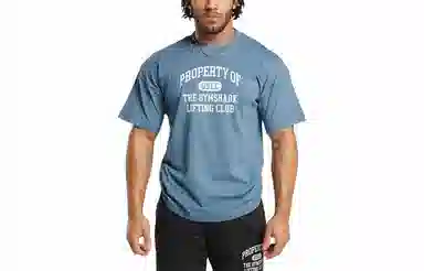 GYMSHARK Property Of T-Shirt Blue