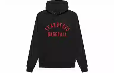 Fear of God Baseball Hoodie Vintage Black