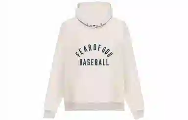 Fear of God Baseball Hoodie Cream Heather
