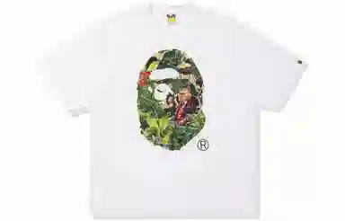 A BATHING APE x MONKEY 47 Head Tee GreenT