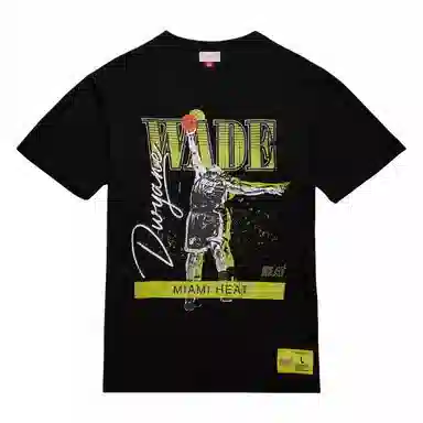Mitchell Ness x NBA Miami Heat Dwyane Wade T