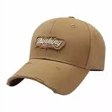 佐闯 美式呢料加深百搭韩版硬挺有型时尚男显脸小韩版刺绣春夏季潮款 棉 鸭舌帽 男女同款情侣款