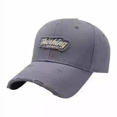 佐闯 美式呢料加深百搭韩版硬挺有型时尚男显脸小韩版刺绣春夏季潮款 棉 鸭舌帽 男女同款情侣款