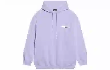 Balenciaga Logo Print Pullover Purple