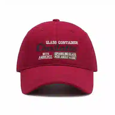 【刺绣字母 户外通勤ins】 攸委 大头围显脸小鸭舌帽春夏季防晒遮阳帽 棉 透气百搭时尚软顶中性款弯檐帽子 男女同款情侣款