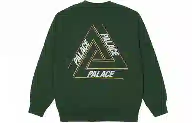 PALACE FW21 Basically A Tri-ferg Crew Green Logo