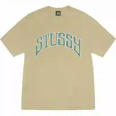 Stussy SS25 ARCHED TEE PIGMENT DYED logoT