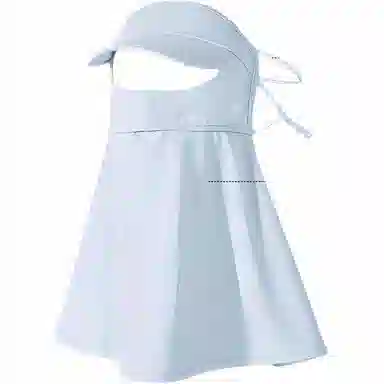 杨同学 全脸面纱防紫外线护颈脖冰丝遮脸脖子夏季薄款透气口罩 锦纶 防晒面罩 女款