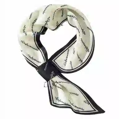 上海故事 懒人必备四季时尚百搭布扣小长条外搭气质尖角 丝巾 女款