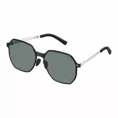 蕉下 镂空设计 金属 方形 太阳眼镜 男女同款情侣款 棕色