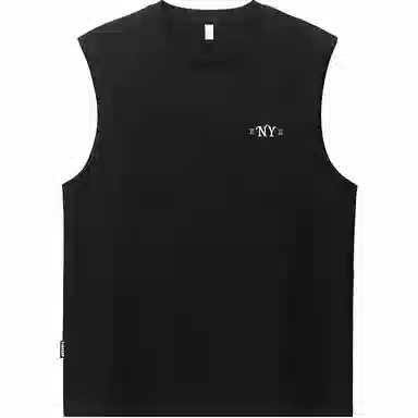 格蓝鹿 薄款宽松圆领背心 男款