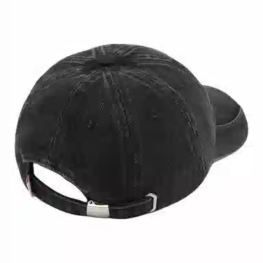 中国李宁 刺绣设计 棉 鸭舌帽 男女同款情侣款 水洗灰