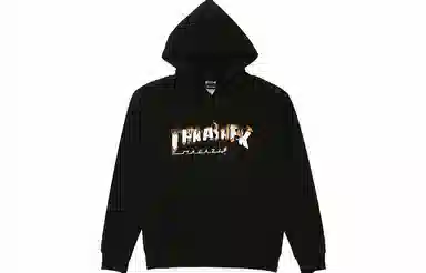 Thrasher Intro Burner Hooded Sweatshirt Black