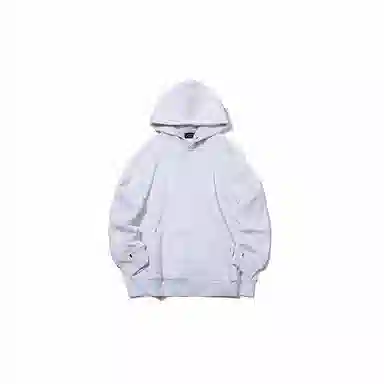 我是大卫 连帽纯色基础款慵懒风套头宽松休闲口袋卫衣 男女同款