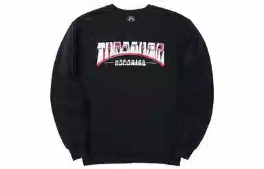 Thrasher Firme Logo Crew Black