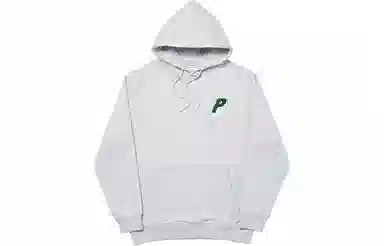 PALACE Tri-Chenille Hood Grey Marl Logo