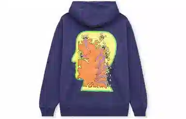 Brain Dead Tongue Demon Hoodie Navy