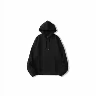 我是大卫 慵懒风重磅纯色简约宽松基础款休闲连帽卫衣 男女同款