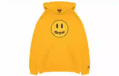 Drew House Mascot Hoodie Golden Yellow Logo