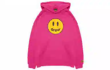 Drew House Mascot Hoodie Magenta Logo