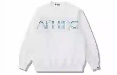 A BATHING APE x Hajime Sorayama Logo Crewneck Sweatshirt
