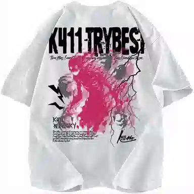 K411 Ghost Lightning Logo T-Shirt