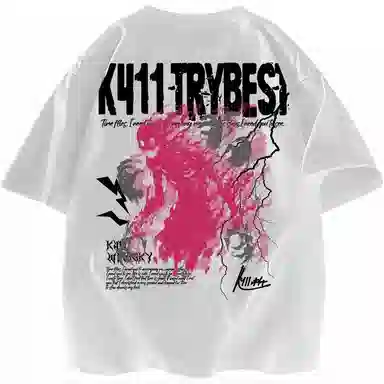 K411 Ghost Lightning Logo T-Shirt