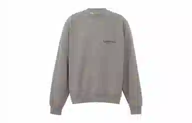 Fear of God Essentials FW21 Pullover Crewneck Dark Heather Oatmeal