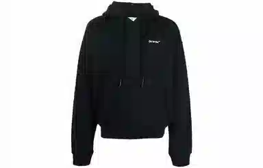 OFF-WHITE SS22 Logo Hoodie Black