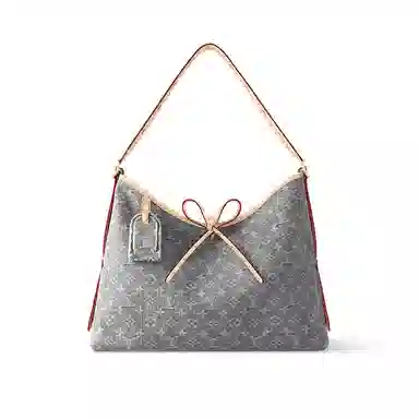 Louis Vuitton Carryall MM Monogram Gray Denim