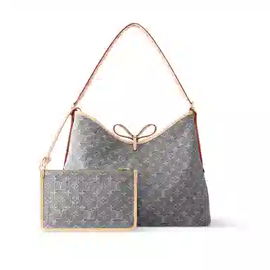 Louis Vuitton Carryall MM Monogram Gray Denim