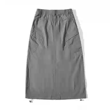 Lanqi Vintage Loose Fish Tail Skirt