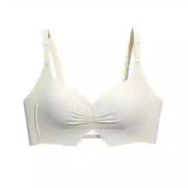 棉基因 防下垂简约防滑侧收副乳全罩杯无痕大胸显小薄款聚拢文胸 女款 组合装