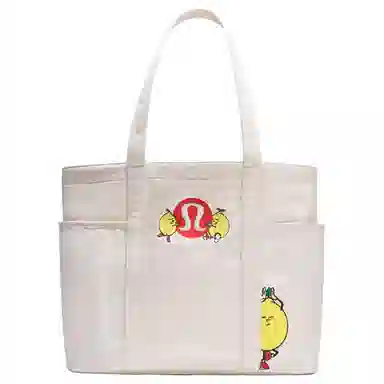 lululemon Daily Tote Bag Natural White