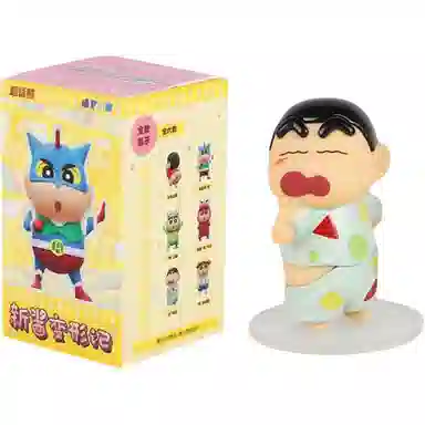 超逗熊 蜡笔小新新酱变形记 比例手办