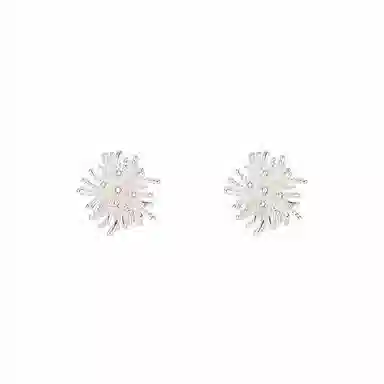 韵系 简约气质蒲公英 铜镀金 耳环 女款