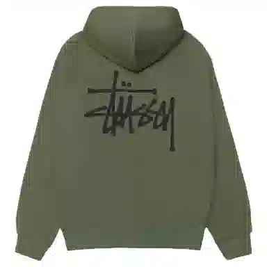 Stussy SS22 Basic Stussy Zip Hood Logo