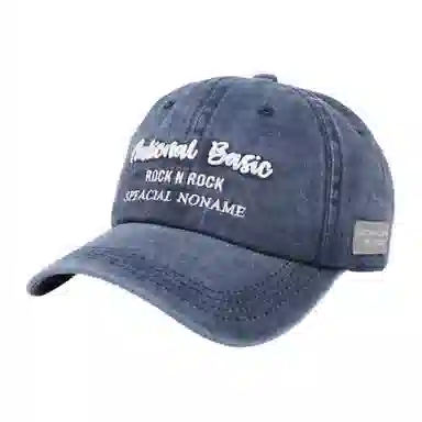 心水好物 水洗做旧复古小字母户外四季 棉 鸭舌帽 男女同款情侣款