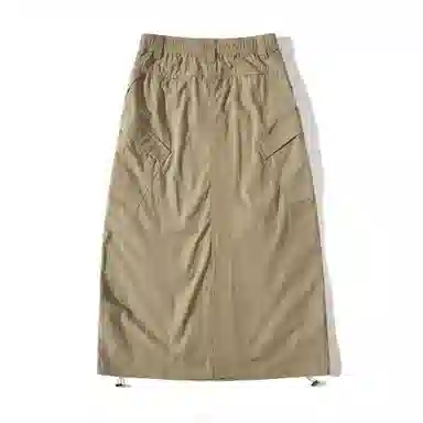 Lanqi Vintage Loose Fish Tail Skirt