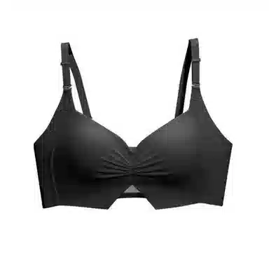 棉基因 简约防滑侧收副乳全罩杯无痕大胸显小防下垂薄款聚拢文胸 女款 组合装