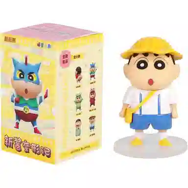 超逗熊 蜡笔小新新酱变形记 比例手办