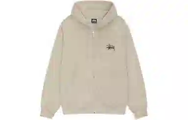 Stussy SS22 Basic Stussy Zip Hood Logo