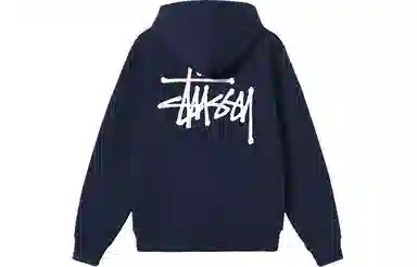 Stussy SS22 Basic Stussy Zip Hood Logo