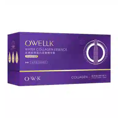 欧华蔻水感胶原蛋白双重精华素 保湿抗皱清爽滋润紧致紧致毛孔维稳舒缓补水