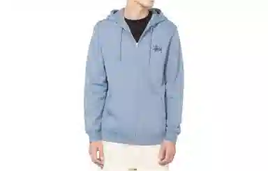 Stussy SS22 Basic Stussy Zip Hood Logo