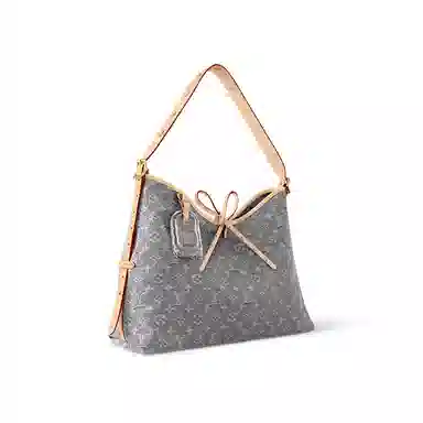 Louis Vuitton Carryall MM Monogram Gray Denim