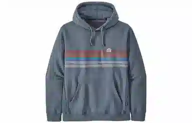 patagonia Men's Line Logo Ridge Stripe Uprisal Hoody