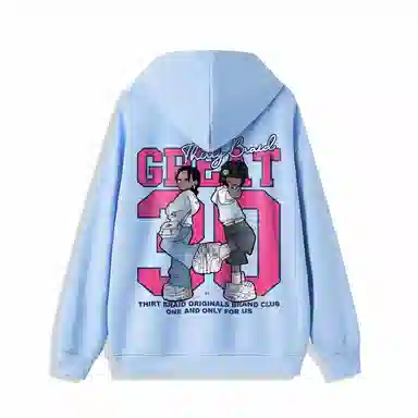 30BRAID Logo Print Hoodie